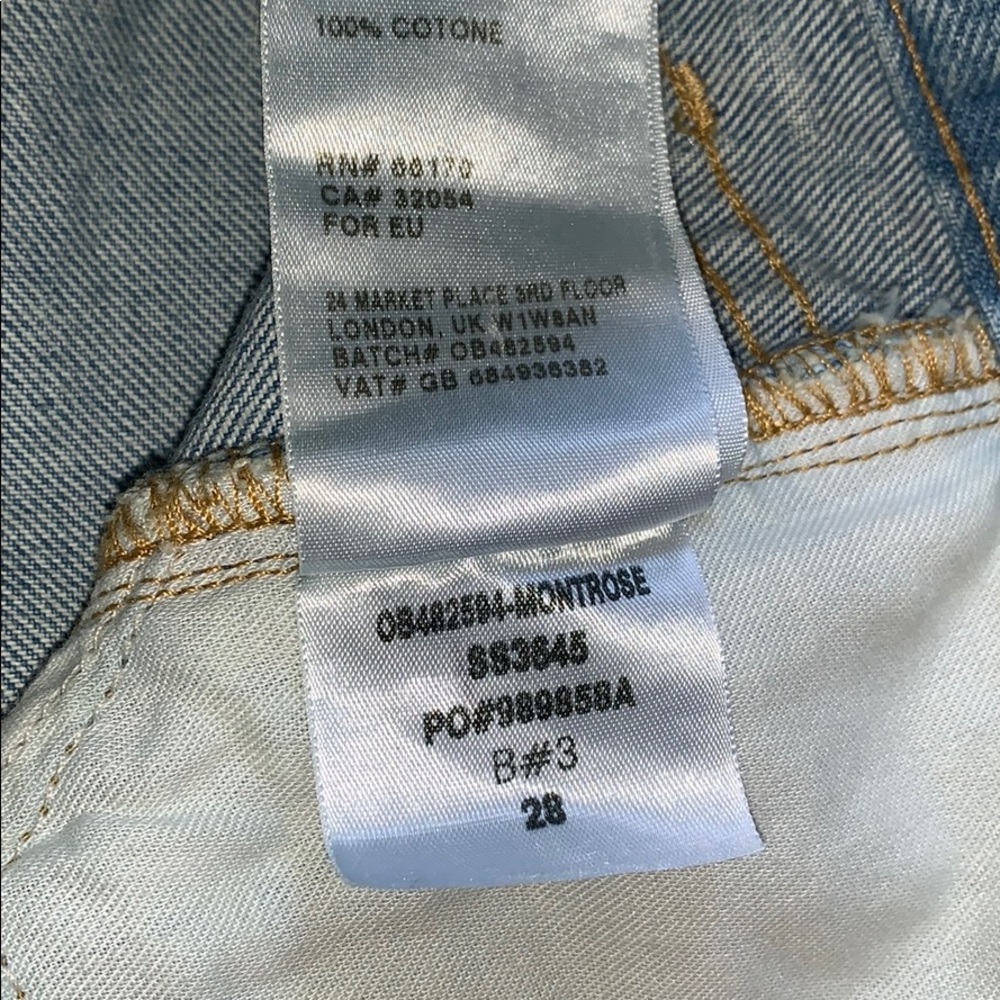 BDG x Rifle Paper Co Pocket Mid Rise Denim Shorts - Picture 7 of 8